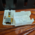 Shielded CAT6 single port keystone surface mount box